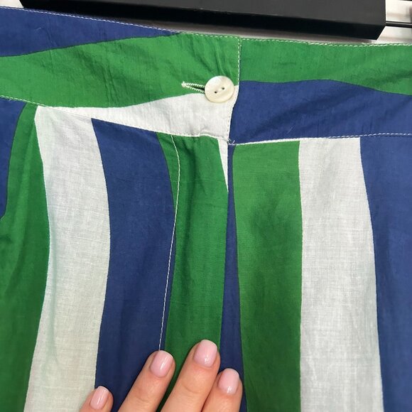 Judith Lacroix Striped Lightweight Culottes - Size M - Picture 5 of 9